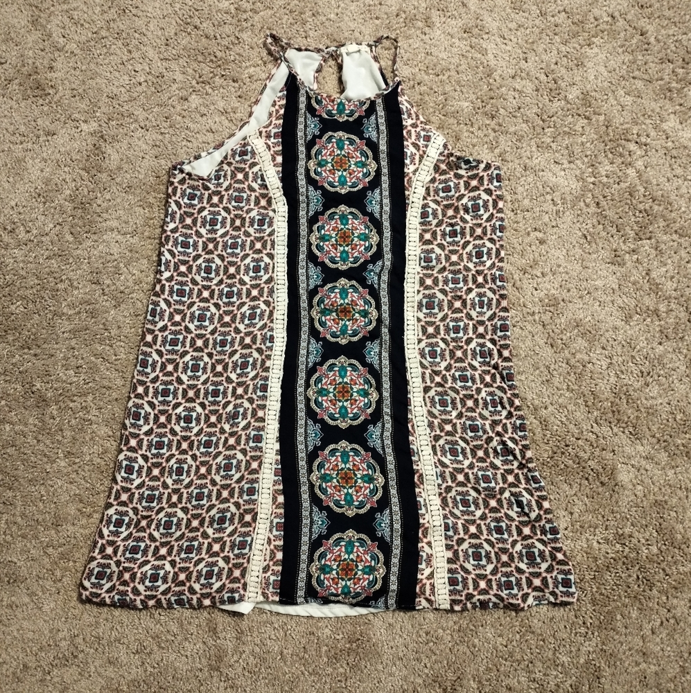 Hint of mint size L print dress